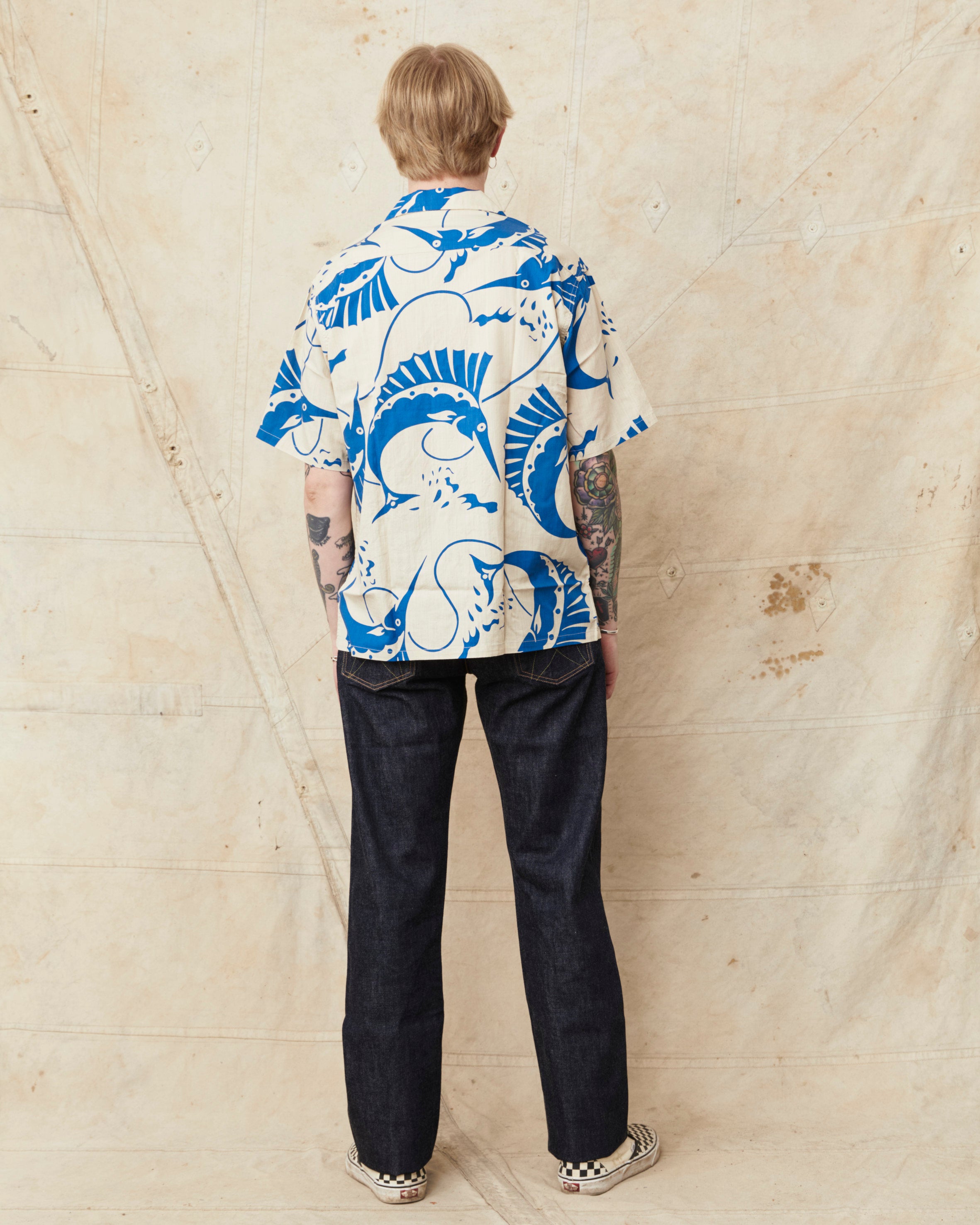 Warehouse & Co. John Gluckow Lot JG-18 Sailfish Shirt – Second Sunrise