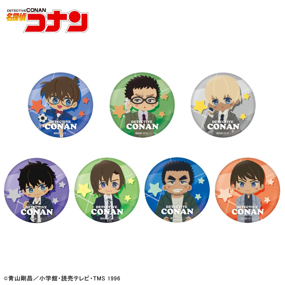 グッズ]名探偵コナン 缶バッジ（みんなといっしょーけいさつへんー