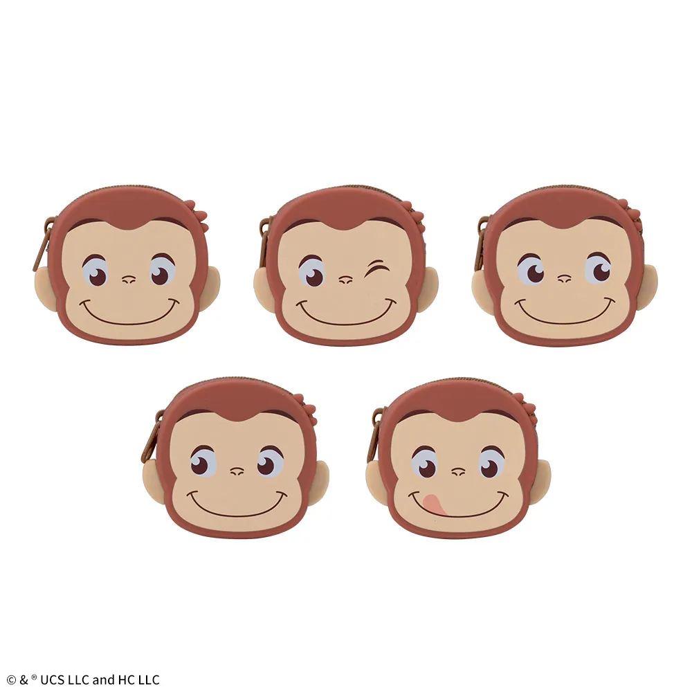 おさるのジョージ ぽってりシリコンミニポーチ｜プライズ・くじ