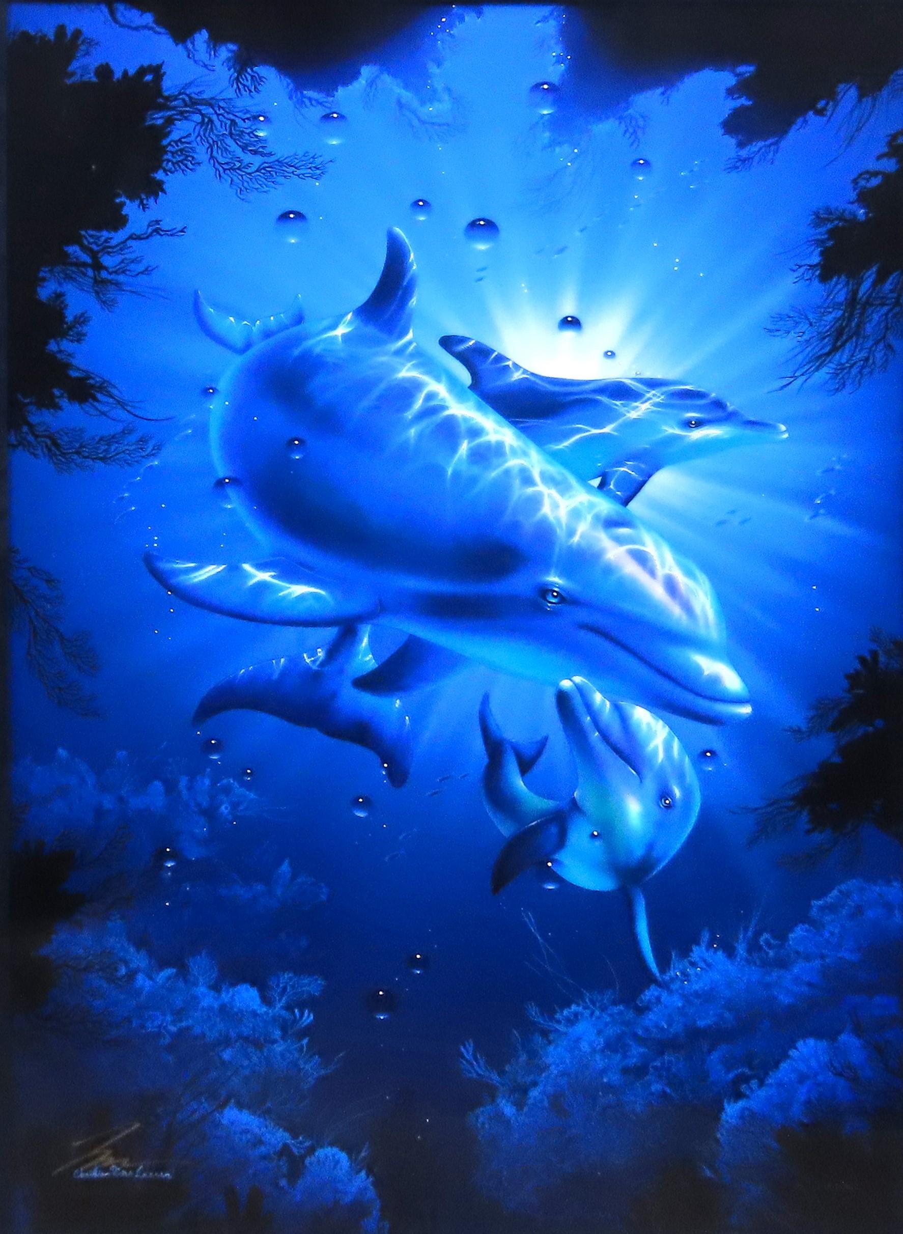 C*O様 クリスチャン ラッセン シーフライト 作品保証書付き 本物 110cm C*O