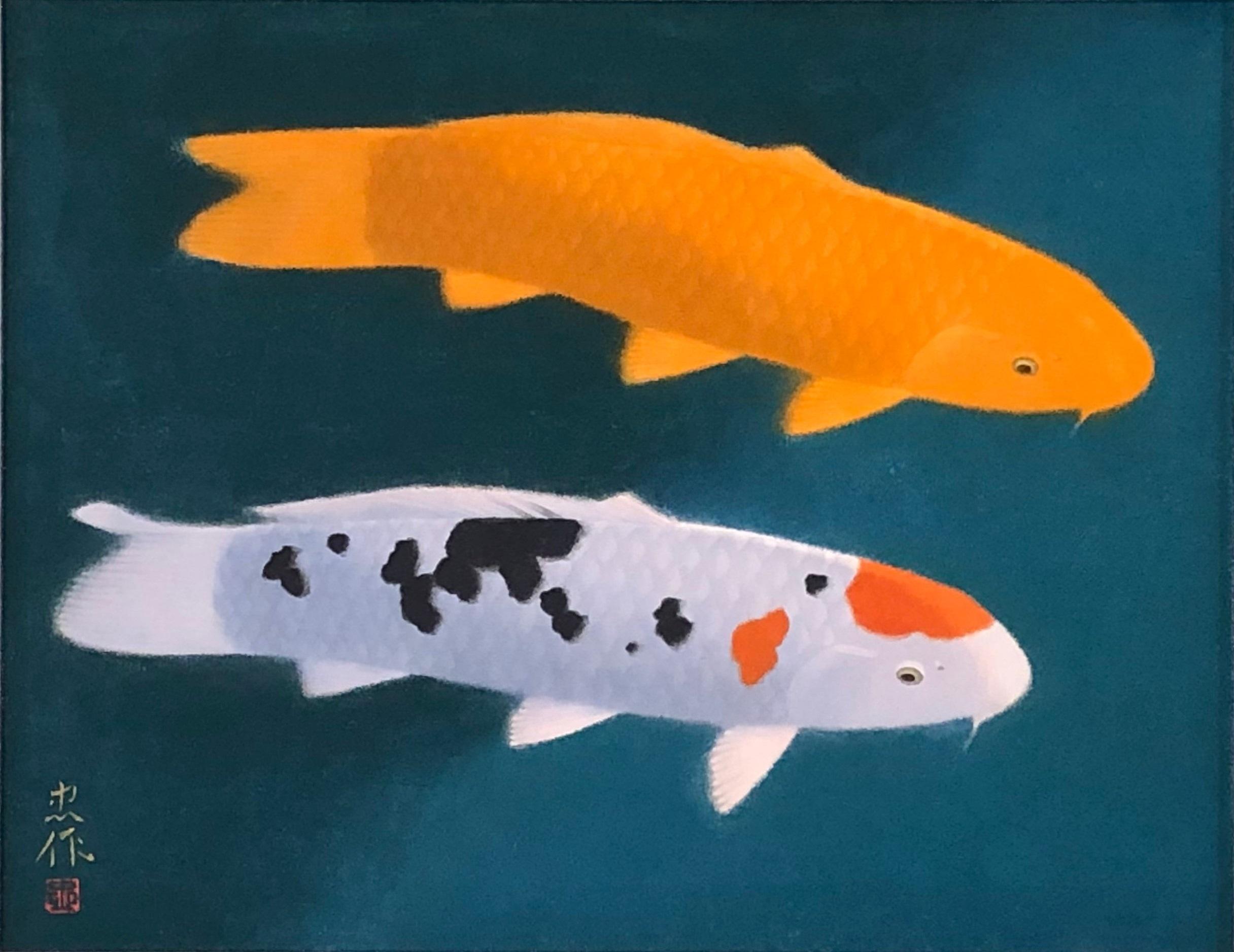 日本画10P 「游鯉」 | ｜正光画廊