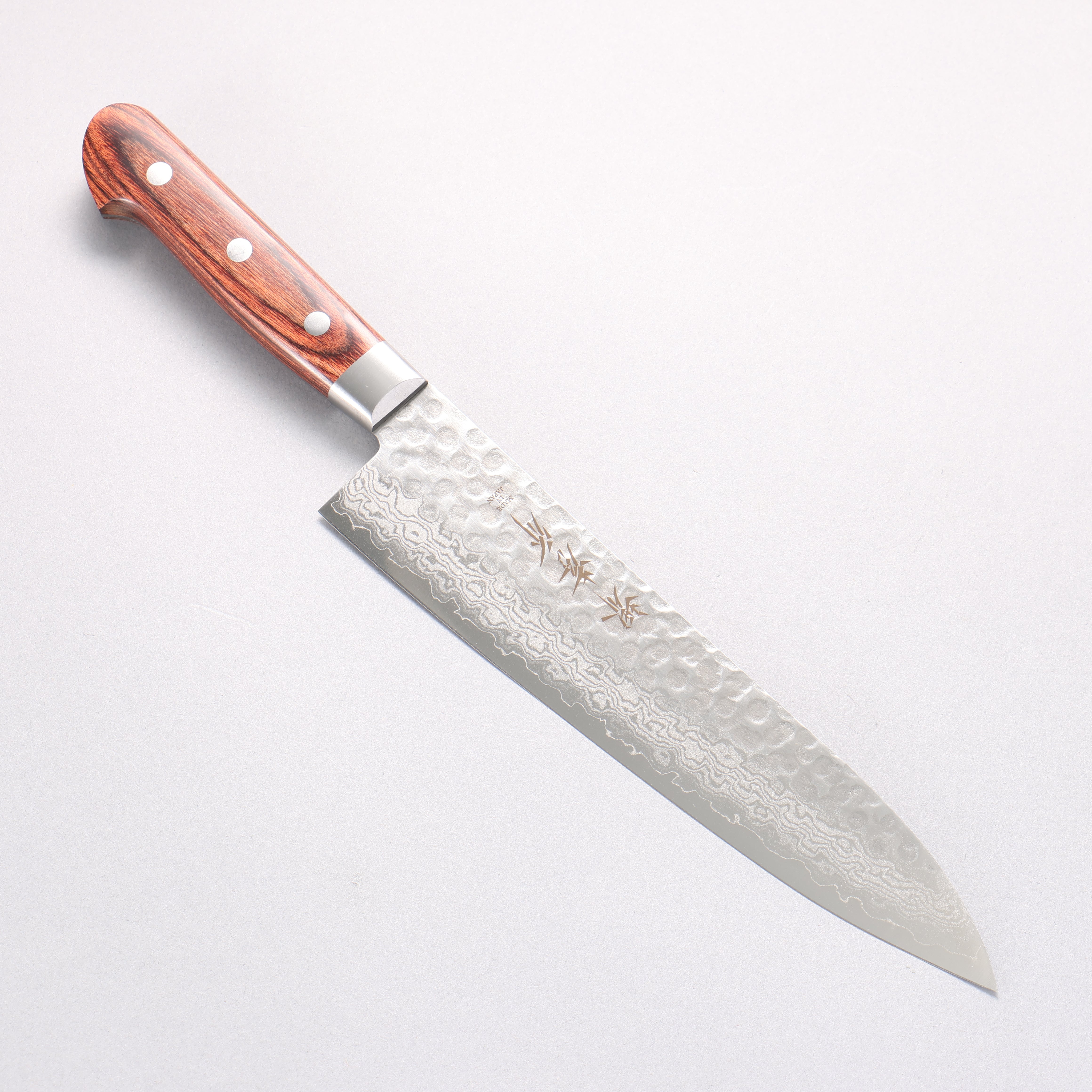 堺 孝行 V金10号 17層ダマスカス 牛刀包丁 210mm – 清助刃物 Japan