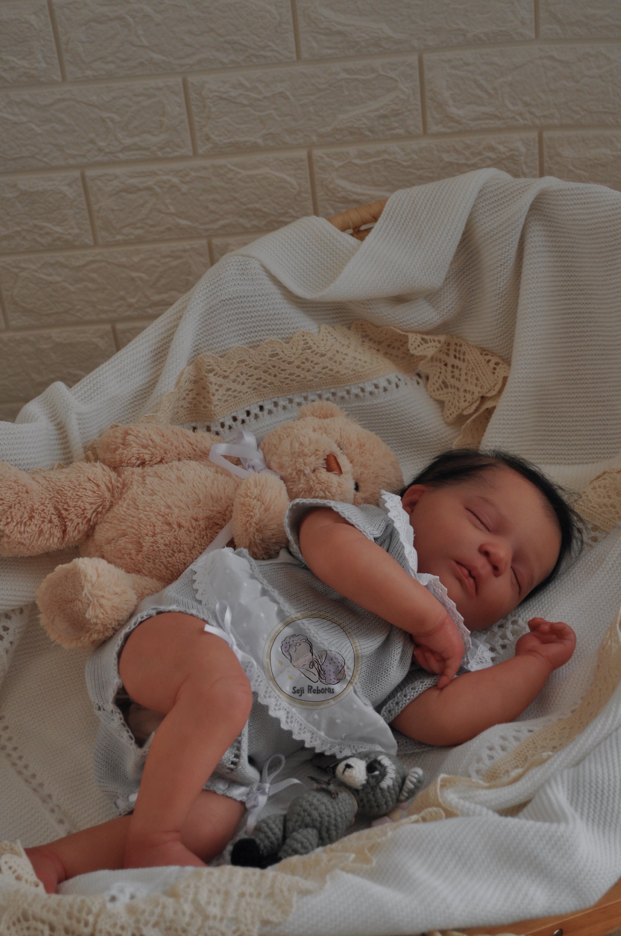 Johanna asleep reborn baby - made to order - seji reborns