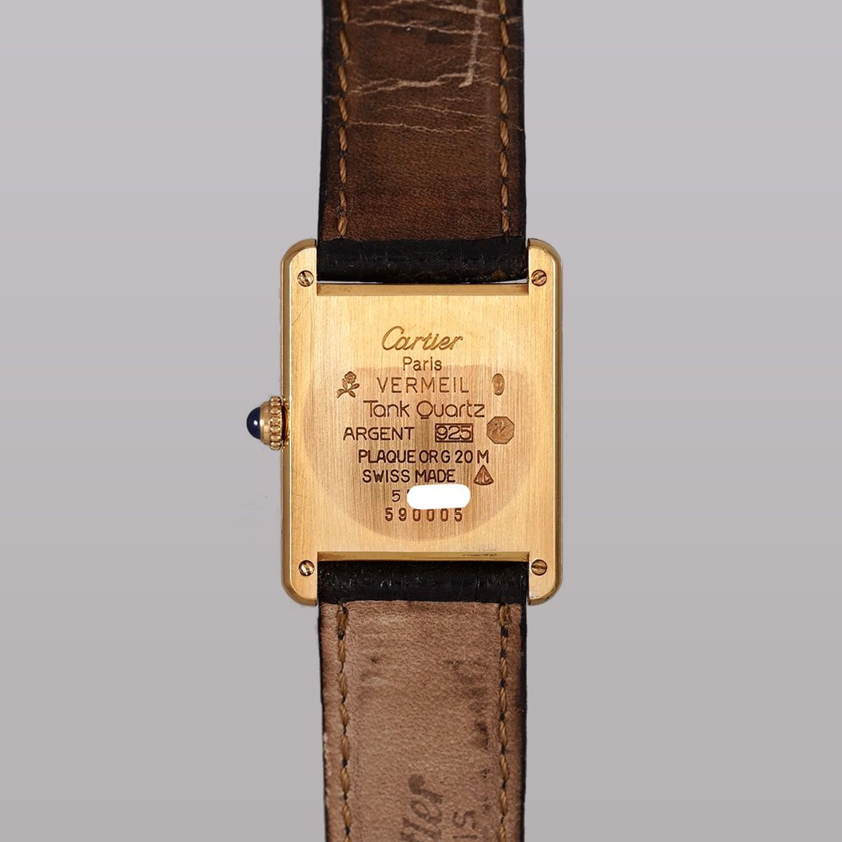 SELECT INC. [CARTIER マストタンク アラビア数字文字盤 LMサイズ 純正