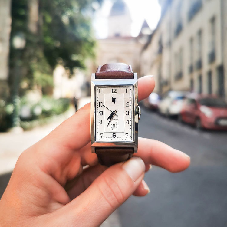 LIP / リップ チャーチル T18 ゴールド ダークブラウン レザー メンズ