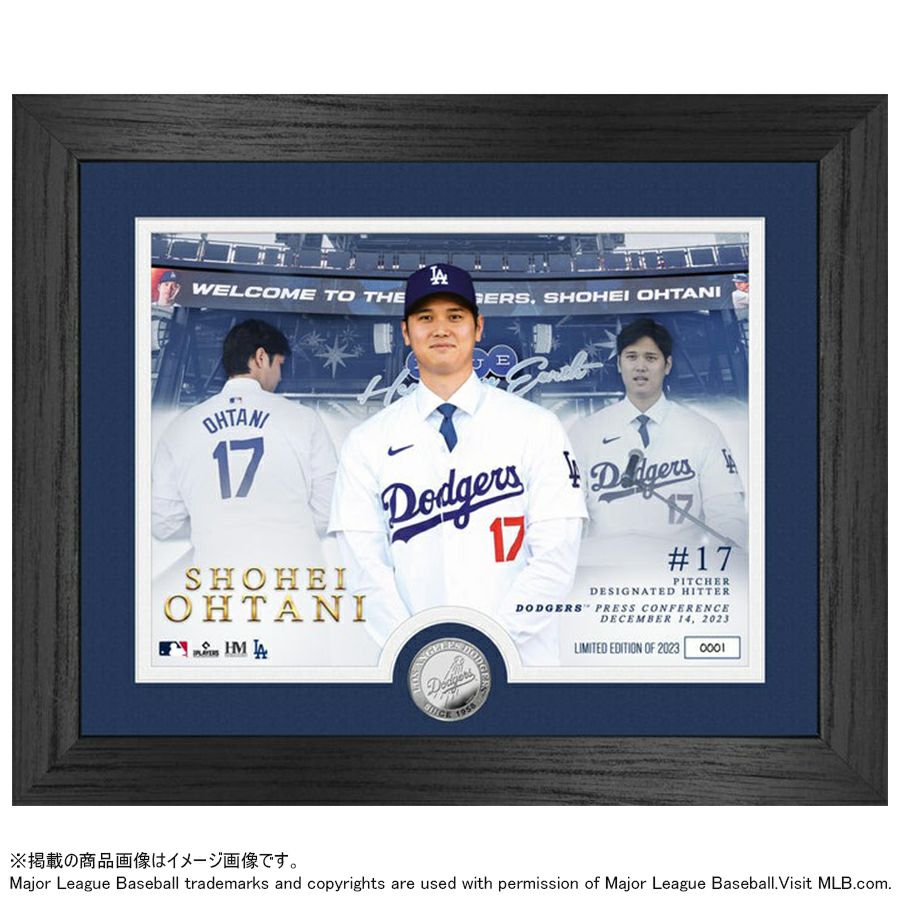 ドジャース 大谷翔平選手 移籍記念シルバーコイン oh24gd