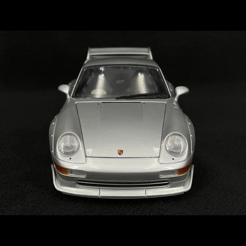 Porsche 911 GT2 Street Type 993 1997 Arctic Silver Metallic 1/18