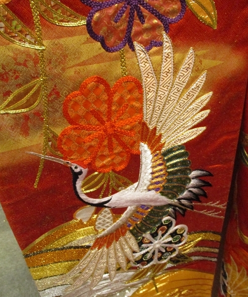 色打掛 「鶴文」 | 【公式】人気色打掛・白無垢レンタルの花嫁きもの