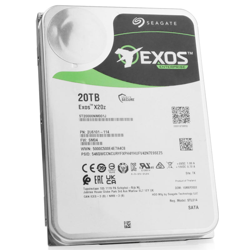 Seagate Exos X20z ST20000NM001J 20TB SATA 3.5