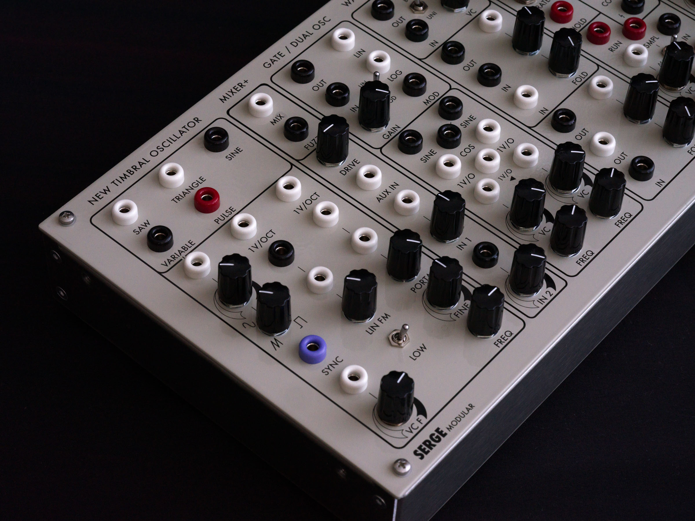 Serge Modular Panels by Random*Source - Mantra, La Bestia II and