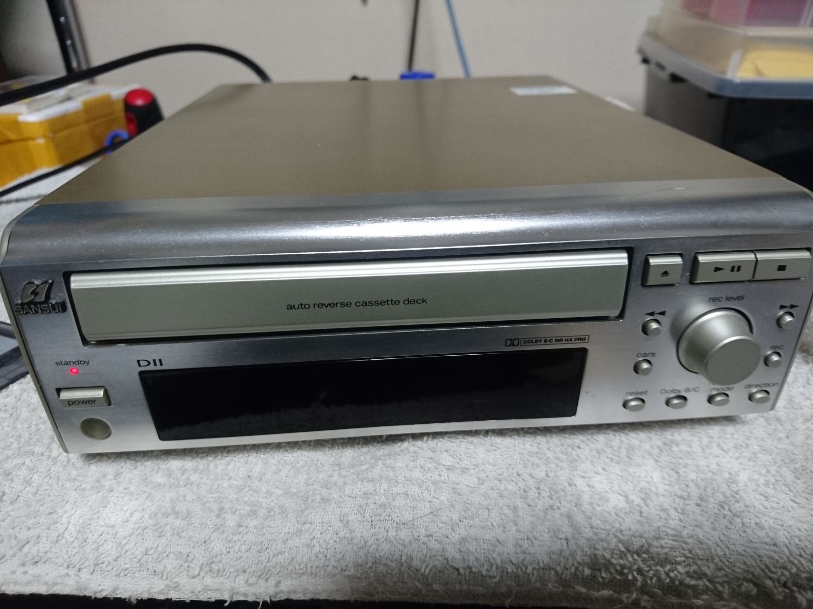 小さくてもいい音！SANSUI カセットデッキ D11 | 自由日記J -ジャン