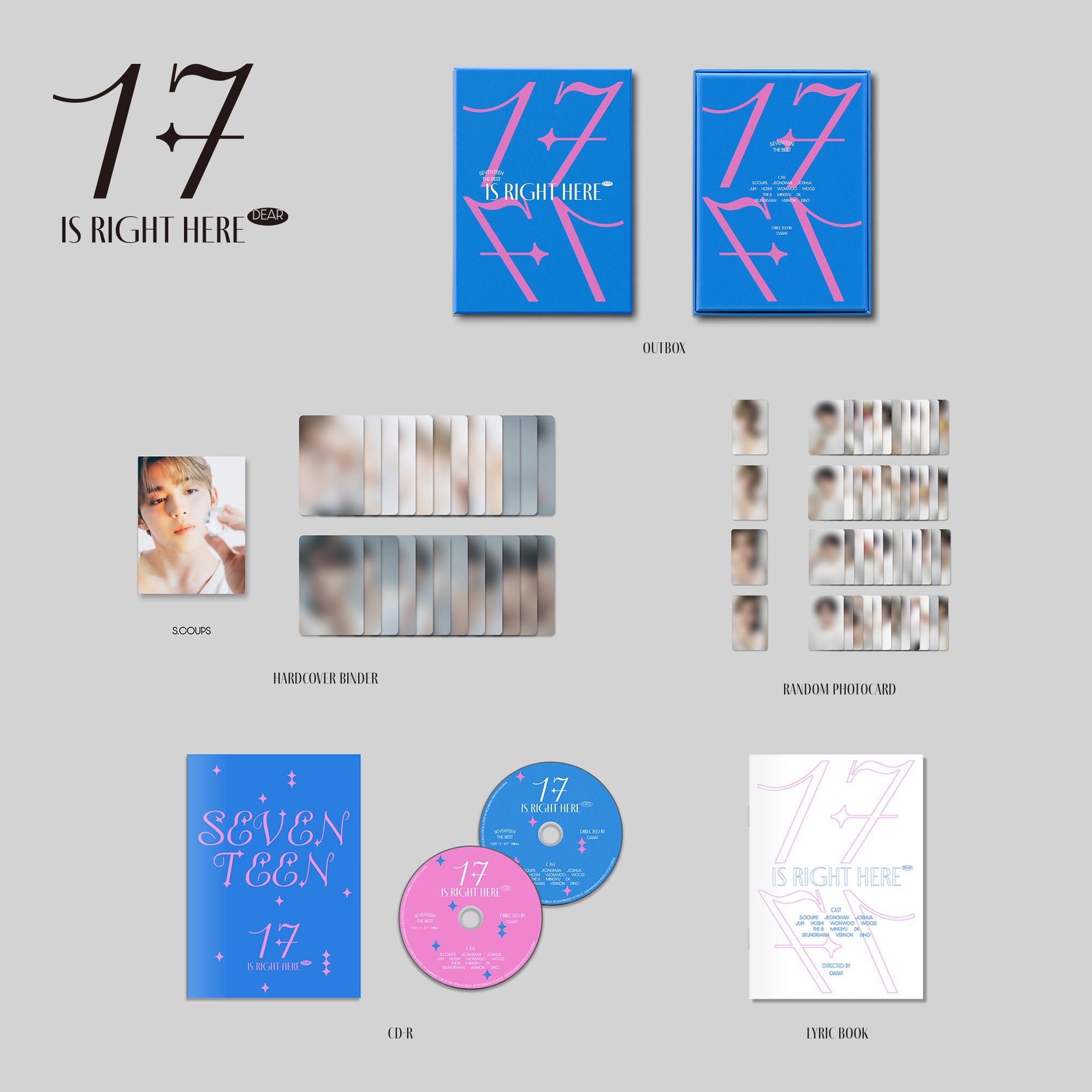 SEVENTEEN BEST ALBUM '17 IS RIGHT HERE' - DEAR VER. - - SEVENTEEN