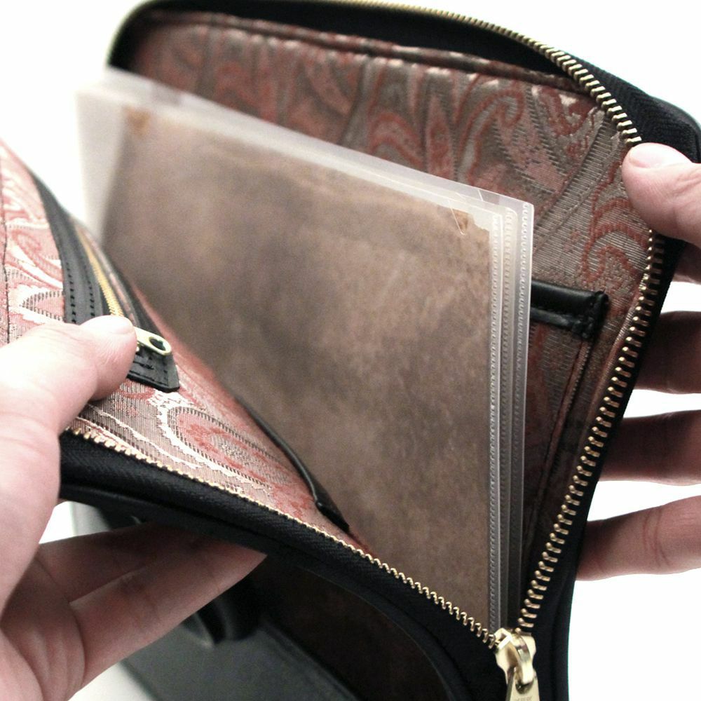 スリム ブリーフケース シャーク（サメ革）│メンズ革小物通販 S'FACTORY