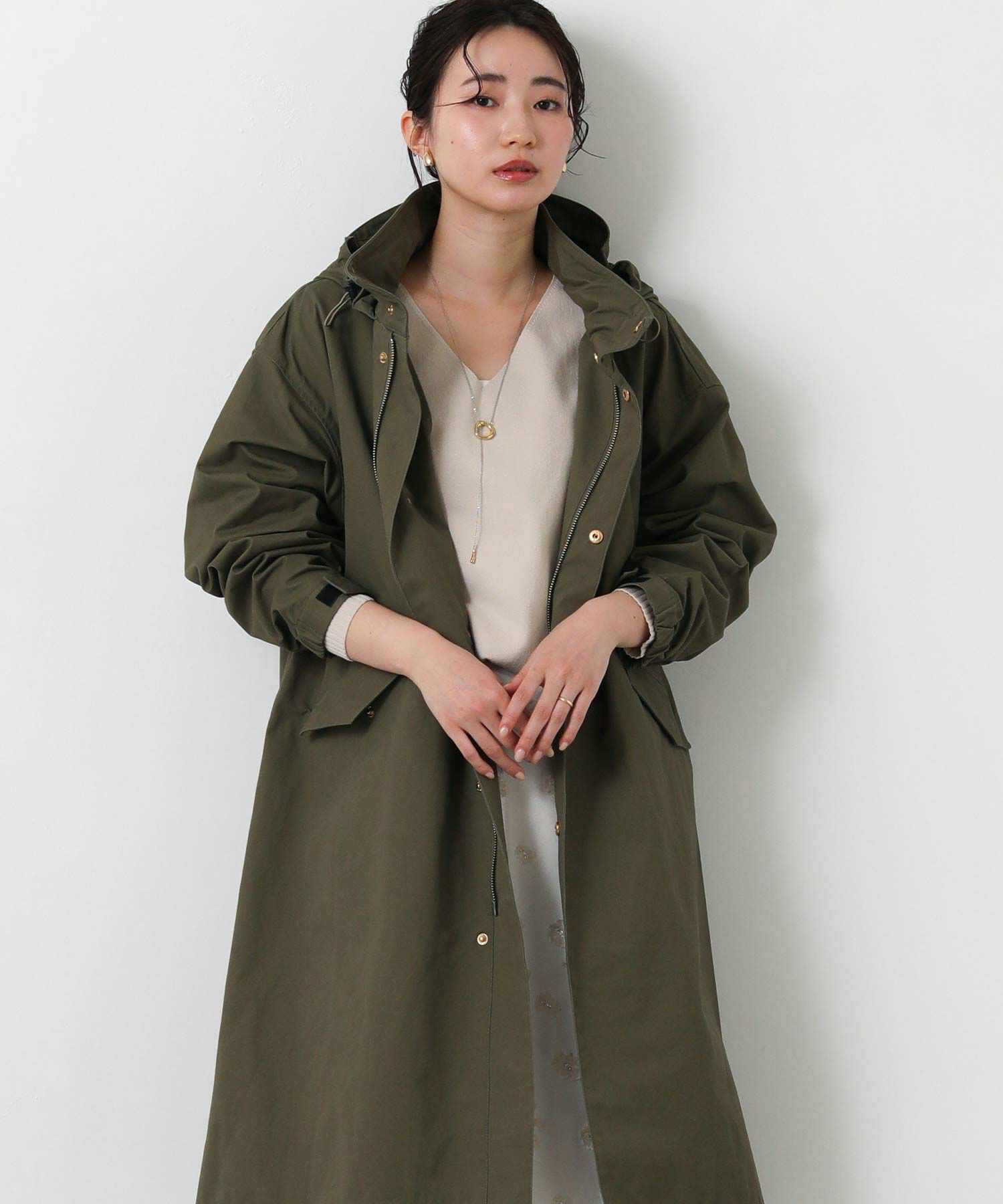 Gready Brilliantコットンフードモッズコート | SEKIMIKI Online