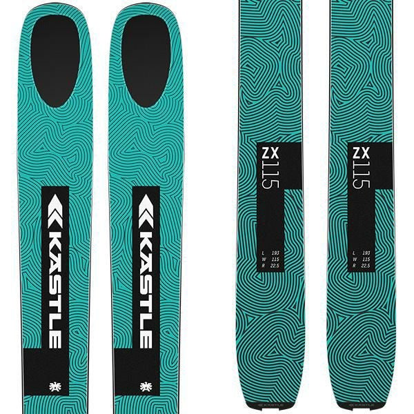 KASTLE フリーライドスキー 2026 ZX 115 スキー板 単品 (板のみ