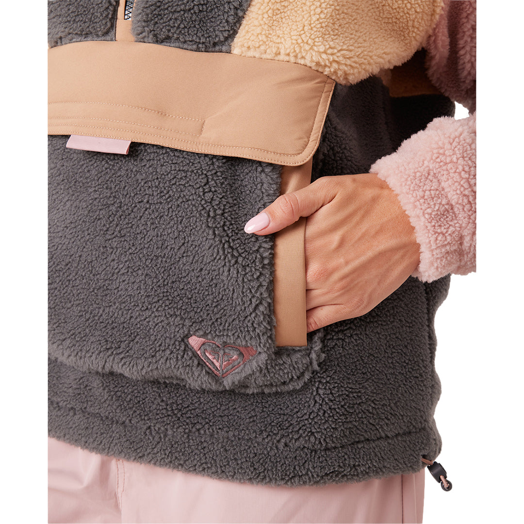 Roxy Women's Rita Half Zip Sherpa Anorak 2026 – Ski Pro AZ