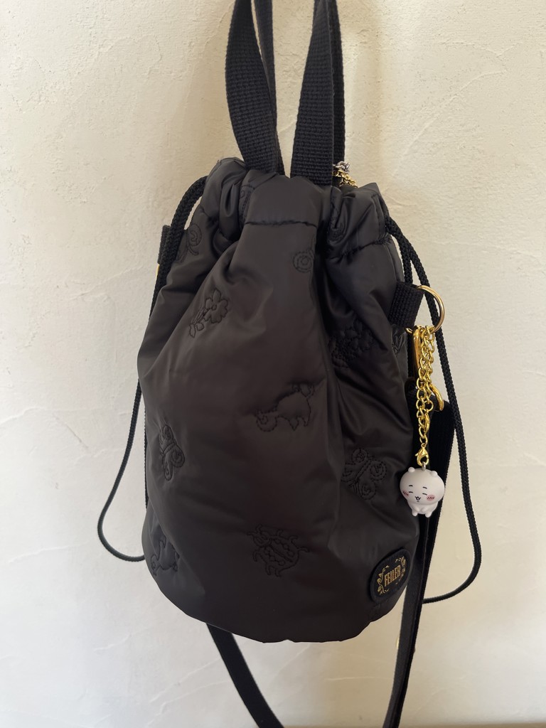 ハイジ 巾着ショルダーバッグ HEEM-231461(ブラック): FEILER