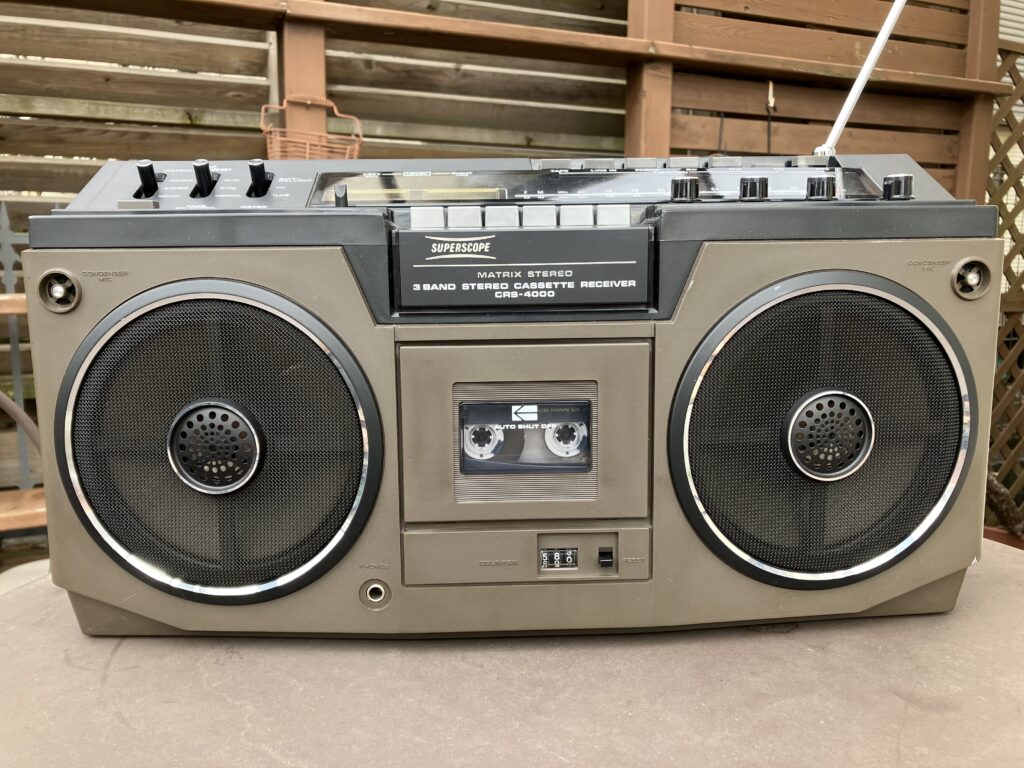 スーパースコープ CRS-4000 – マランツ製ラジカセと呼ぶべきか