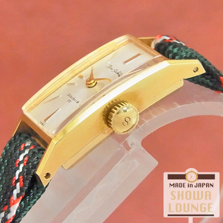 セイコー SEIKO ファインセイコー レディース時計 角型 20ミクロンEGP