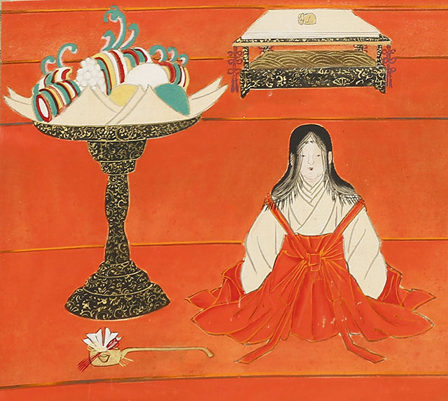 雛飾図｜商品一覧｜新古美術わたなべ