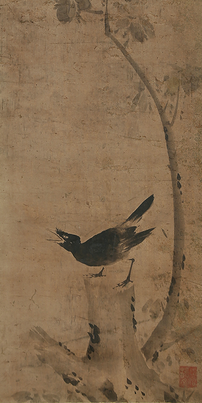 古木叭々鳥図｜商品一覧｜新古美術わたなべ