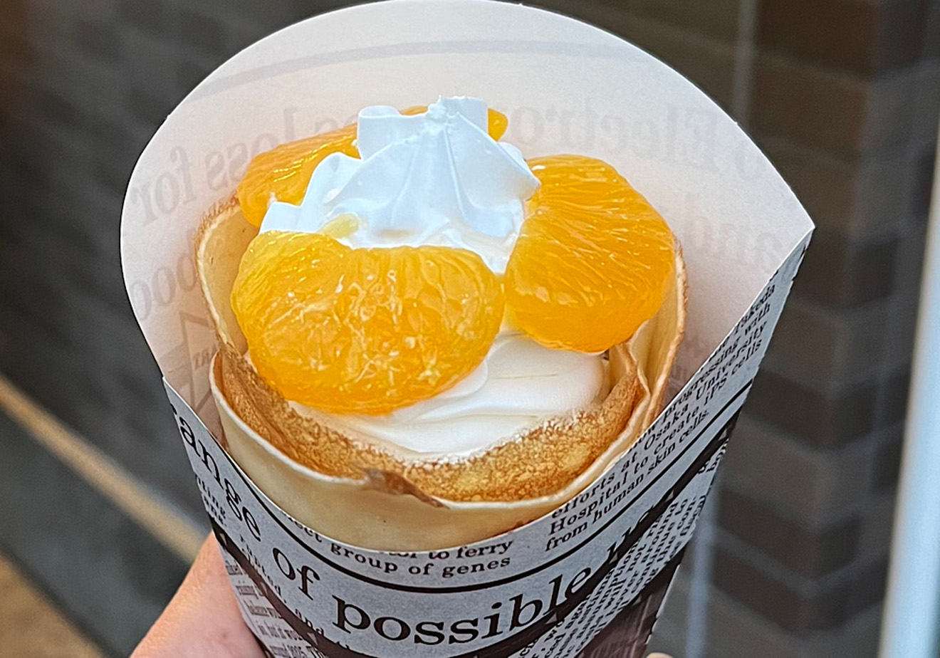クレープが300円で食べられる若林の「39クレープ」はオープンと同時に