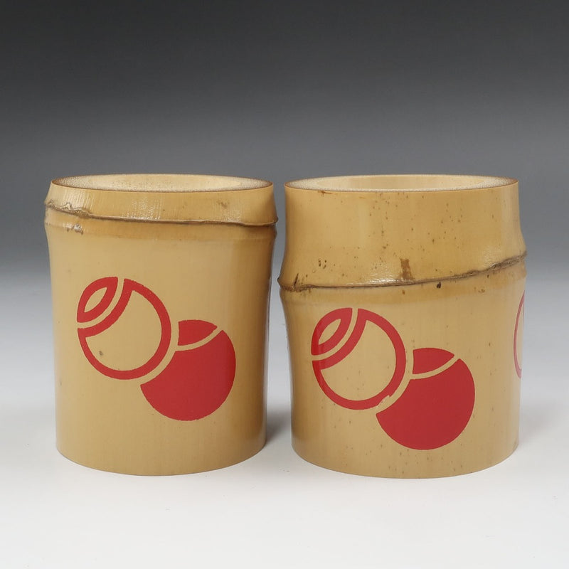 黒田正玄 作 【 即中斎書付 】 つぼつぼ竹蓋置一双 骨董品 – NISHIKINO