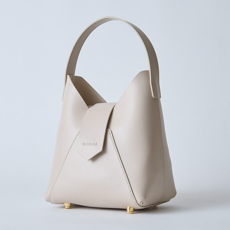 HASHIBAMI【Ha-1809-909 フェズ ワンハンドルバッグ】ベージュ