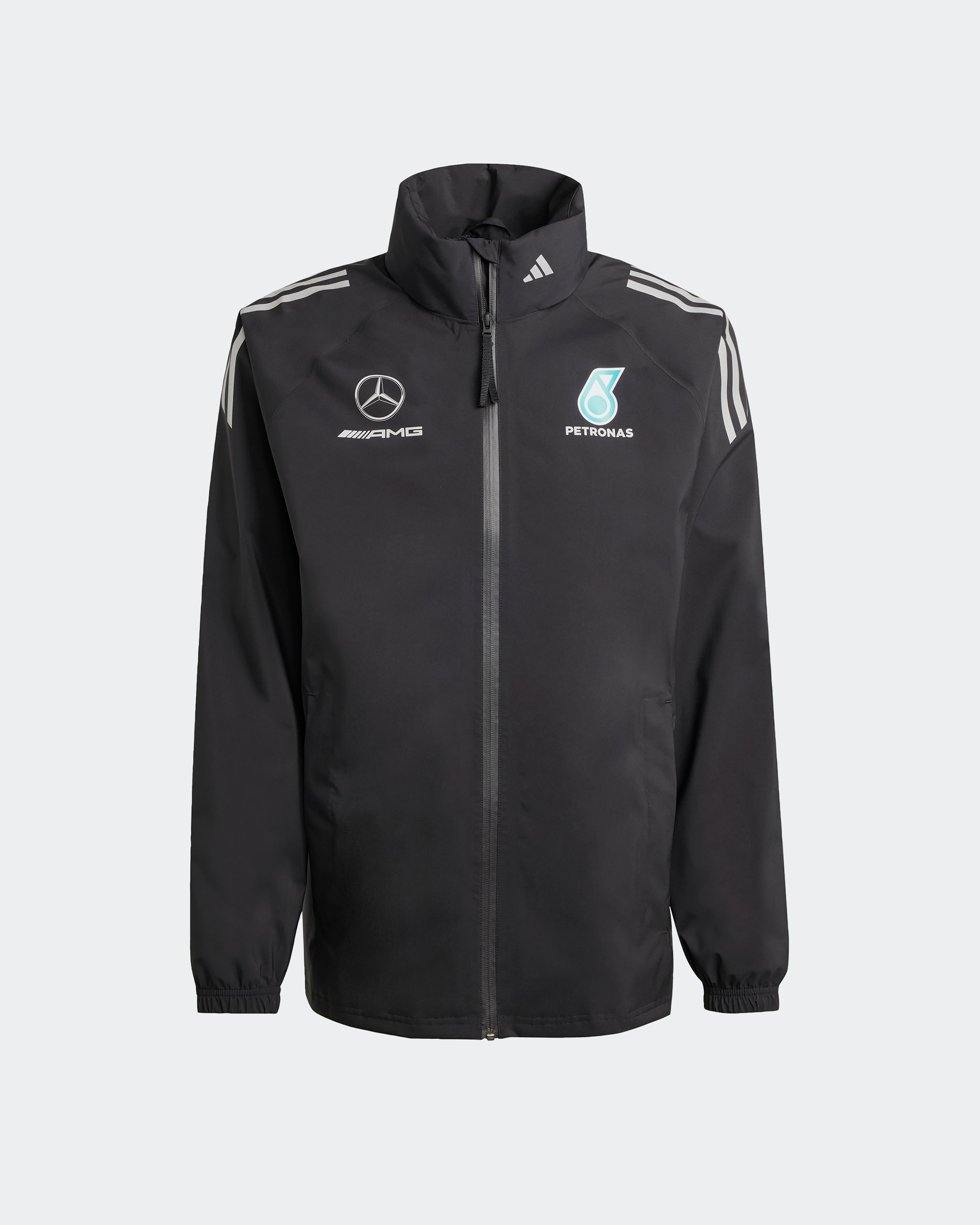 Mens 2025 Mechanics Rain Jacket Black | Official Mercedes-AMG