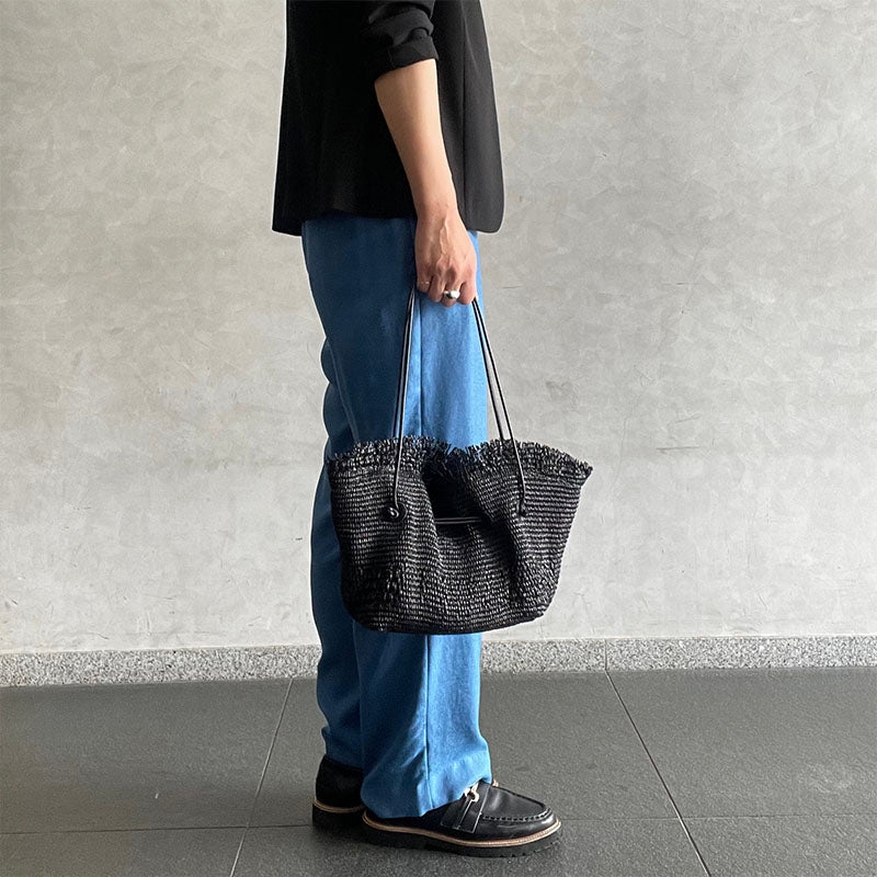 アニタビラルディ かごバッグ ラフィア トートバッグ AnitaBilardi