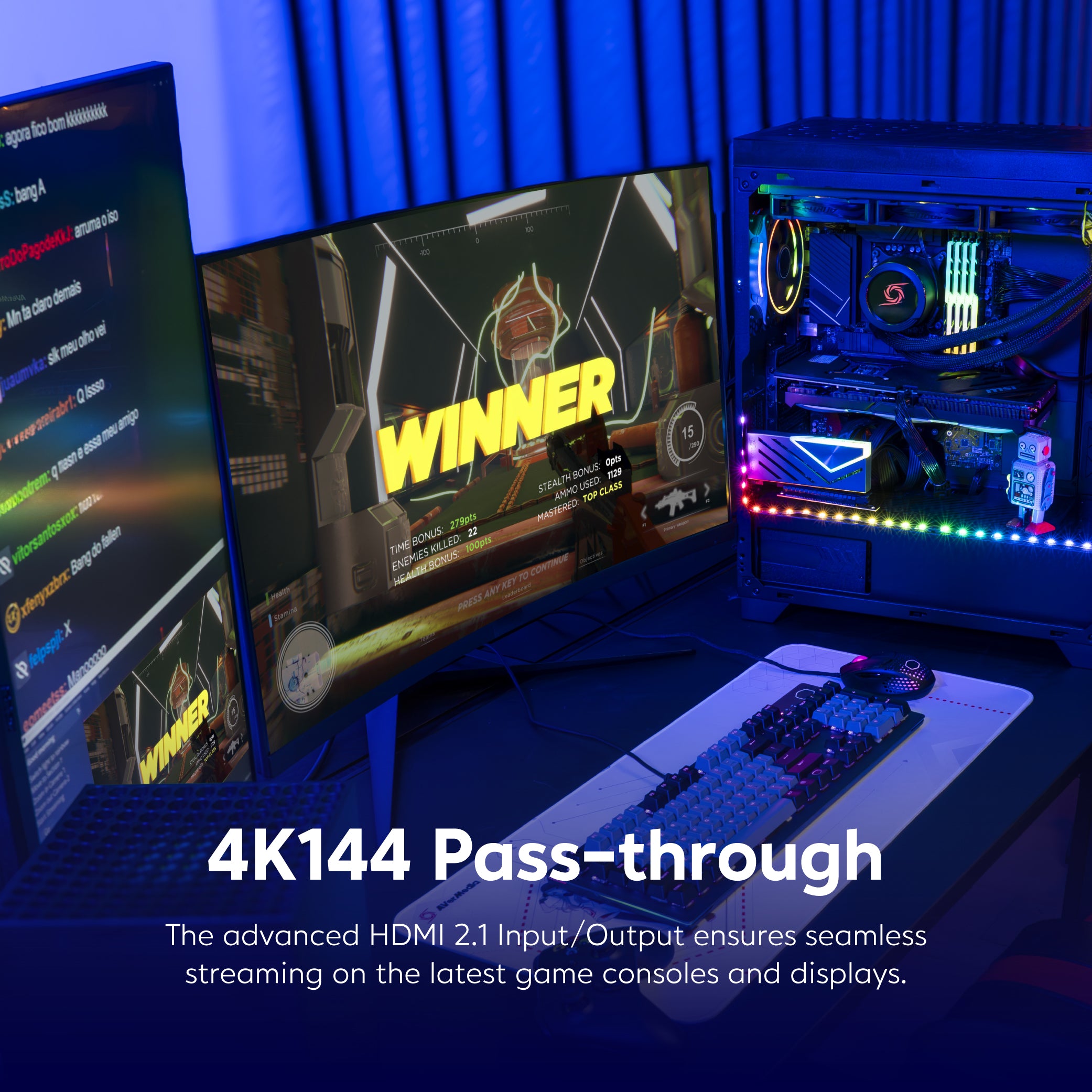 GC575 4K144hz HDR VRR Support PCIe Capture Card for Gaming