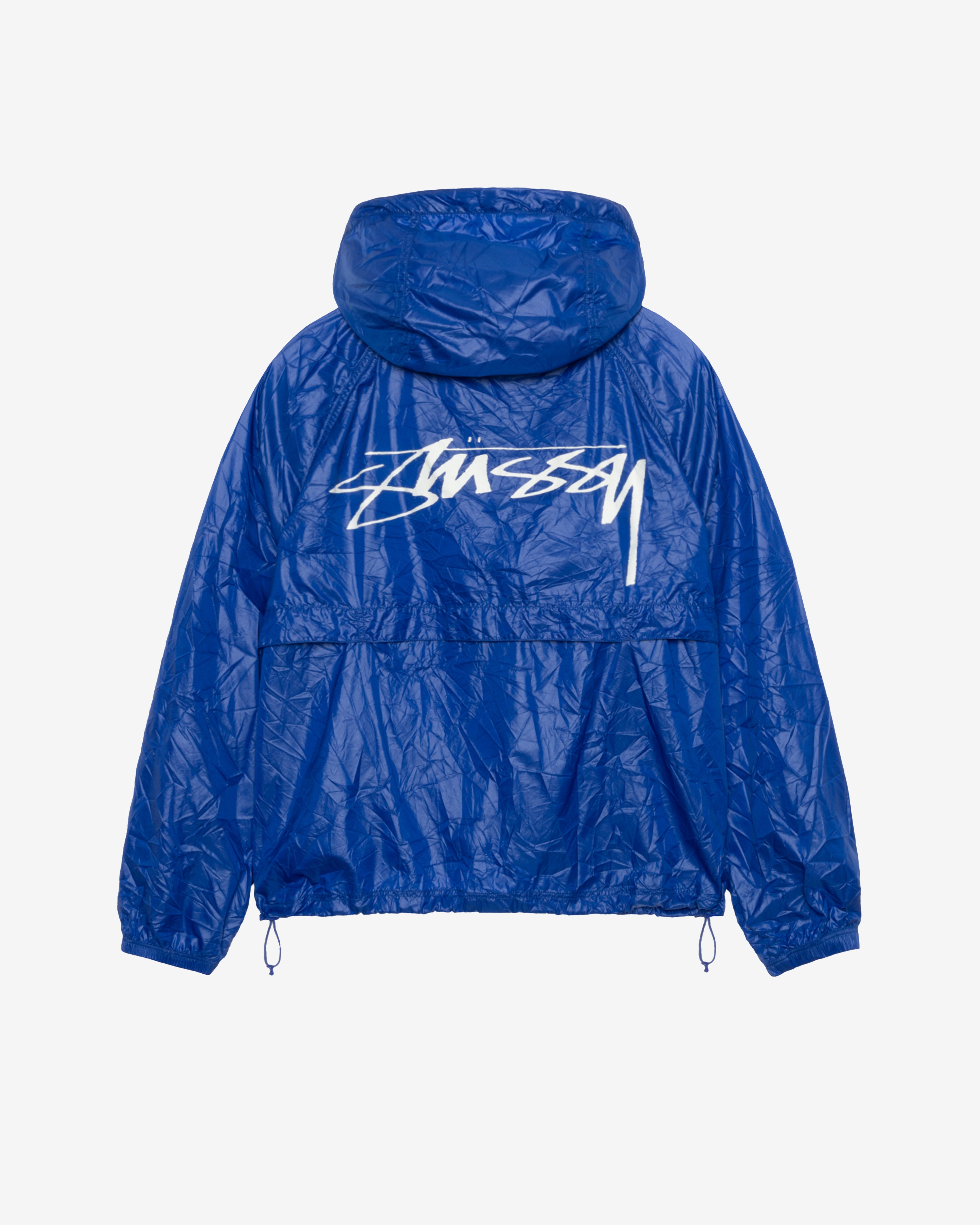 Stüssy: Men's Beach Shell Wrinkled Nylon (Royal) | DSMNY E-SHOP