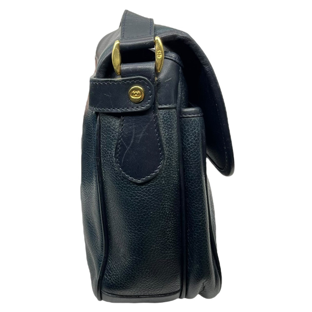 GUCCI(グッチ) Vintage GG Logo Leather Shoulder Bag ヴィンテージ GG