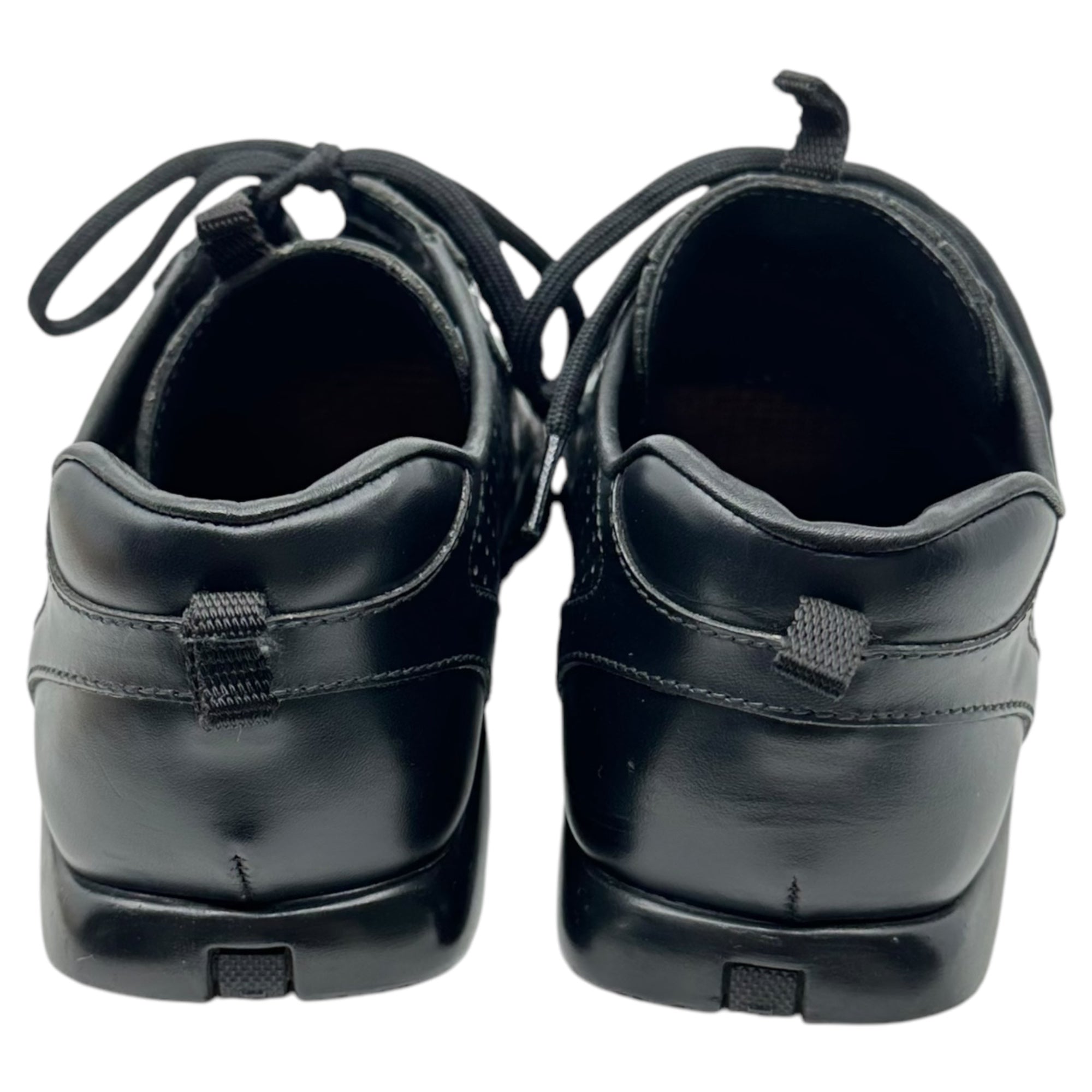 PRADA(プラダ) 00's Perforated leather square toe shoes パンチング