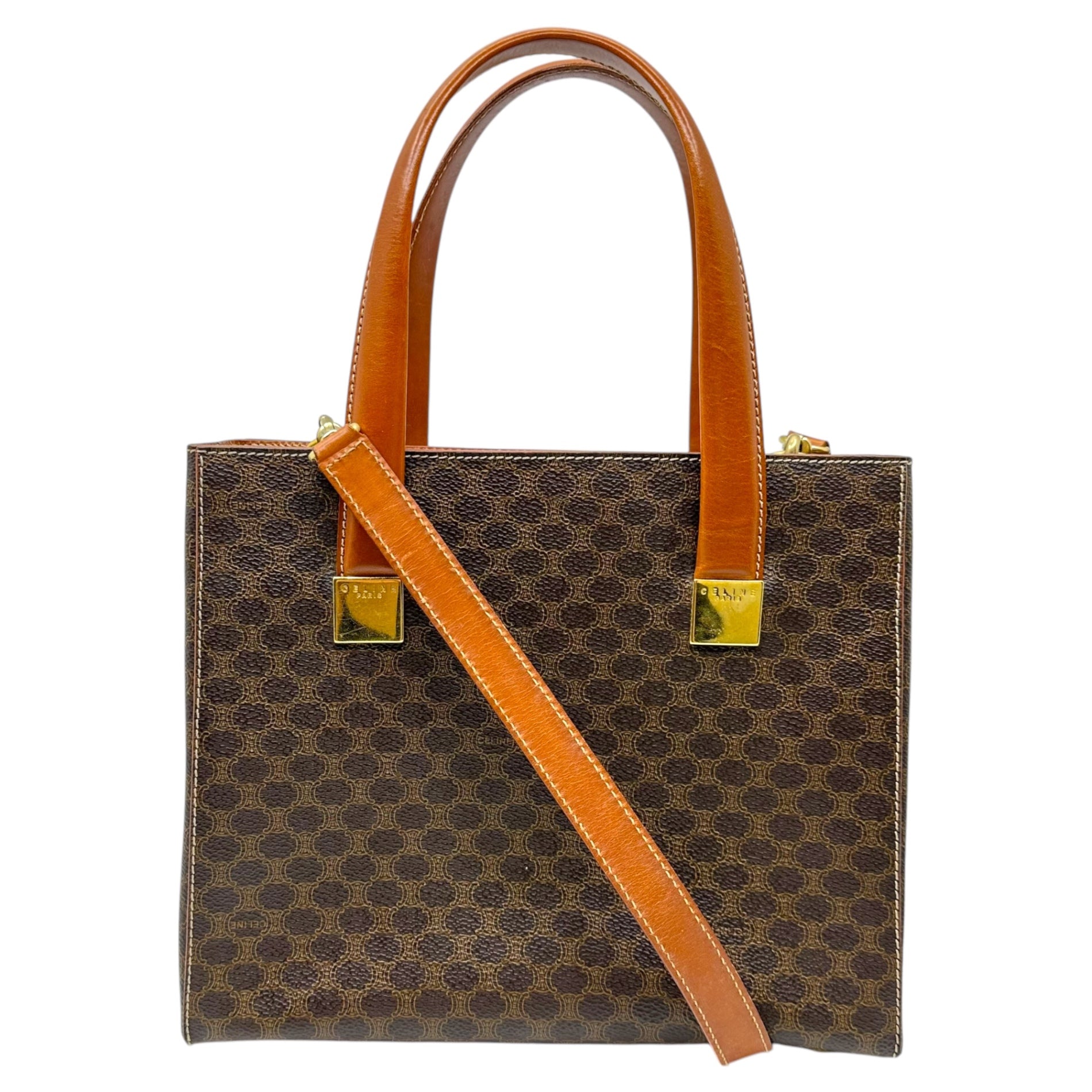 CELINE(セリーヌ) 2WAY macadam pattern shoulder bag マカダム柄