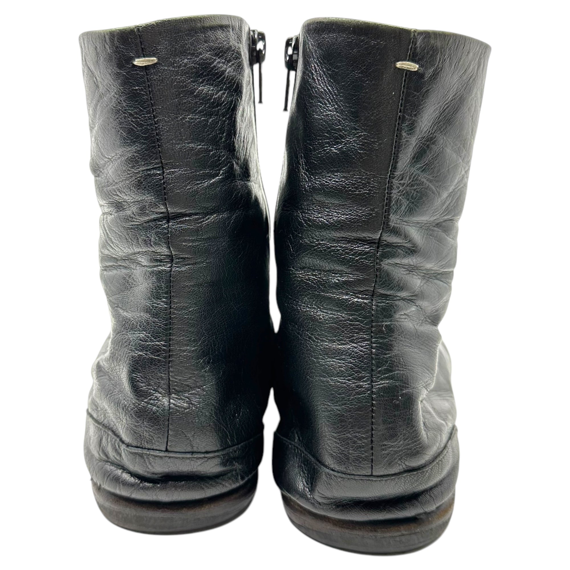 MAISON MARGIELA(メゾンマルジェラ) flat sole side zip tabi boots