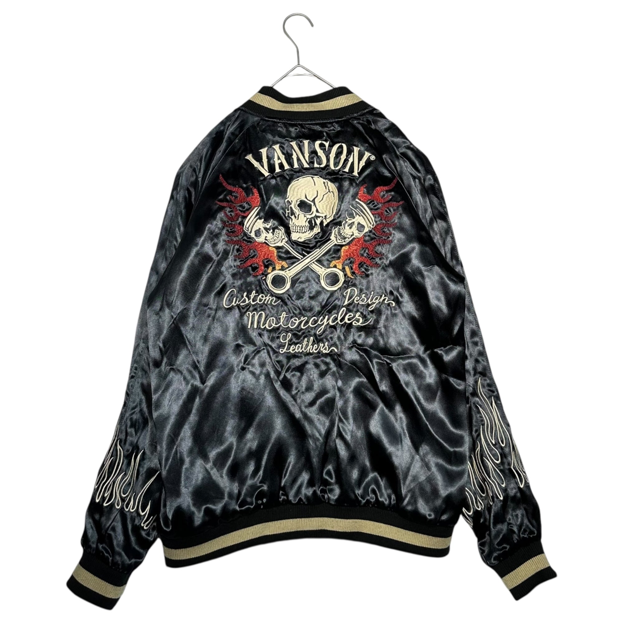 VANSON(バンソン) Wing Skull Reversible Souvenir Jacket ウィング