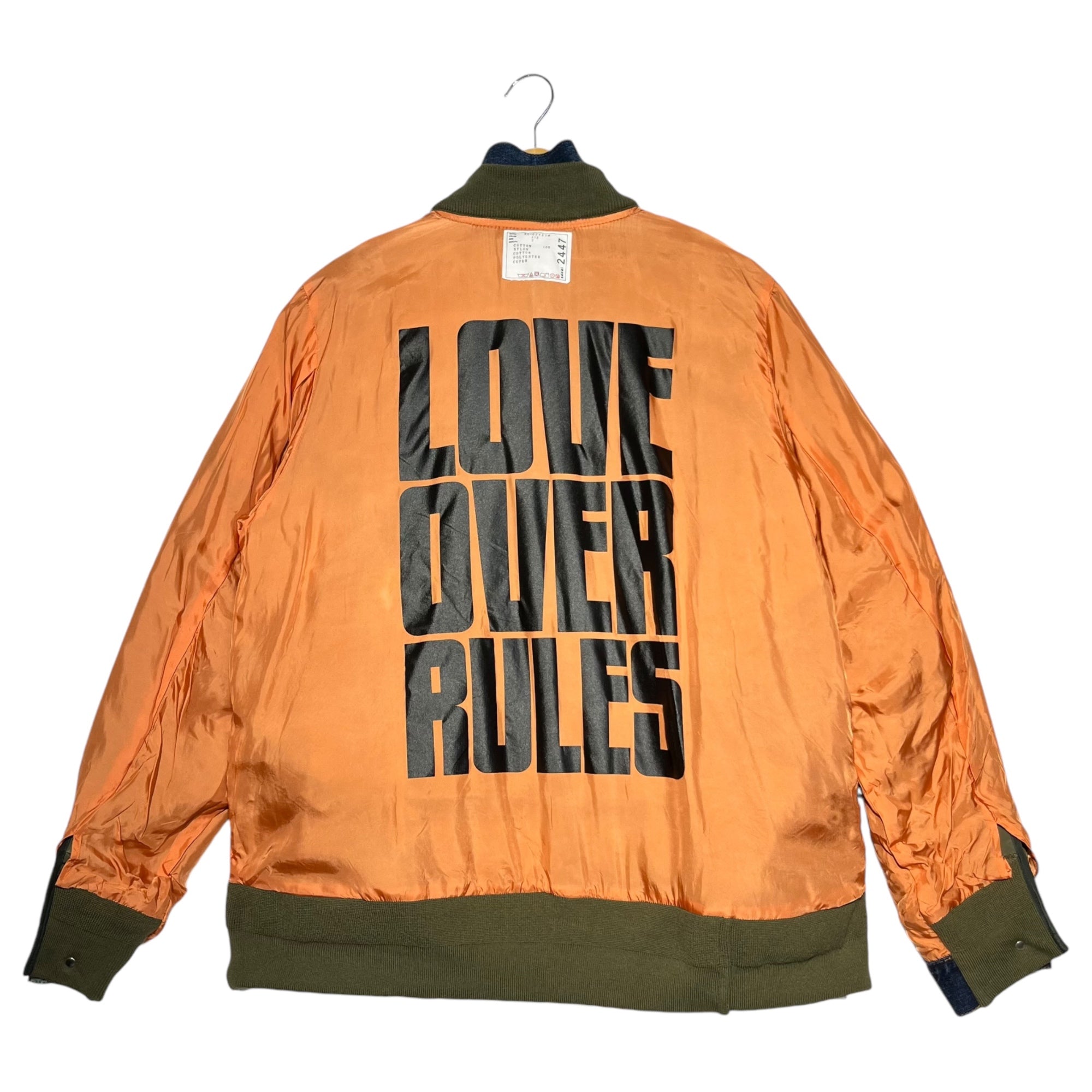 sacai(サカイ) 21AW Hank Willis Thomas Solid Mix Blouson ハンク