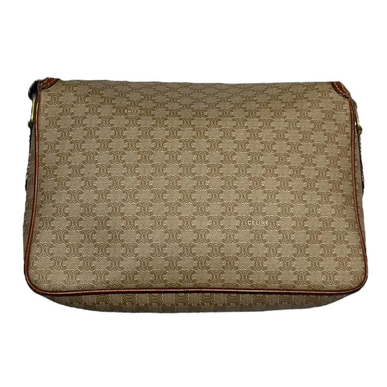 CELINE(セリーヌ) Vintage macadam pattern leather shoulder bag