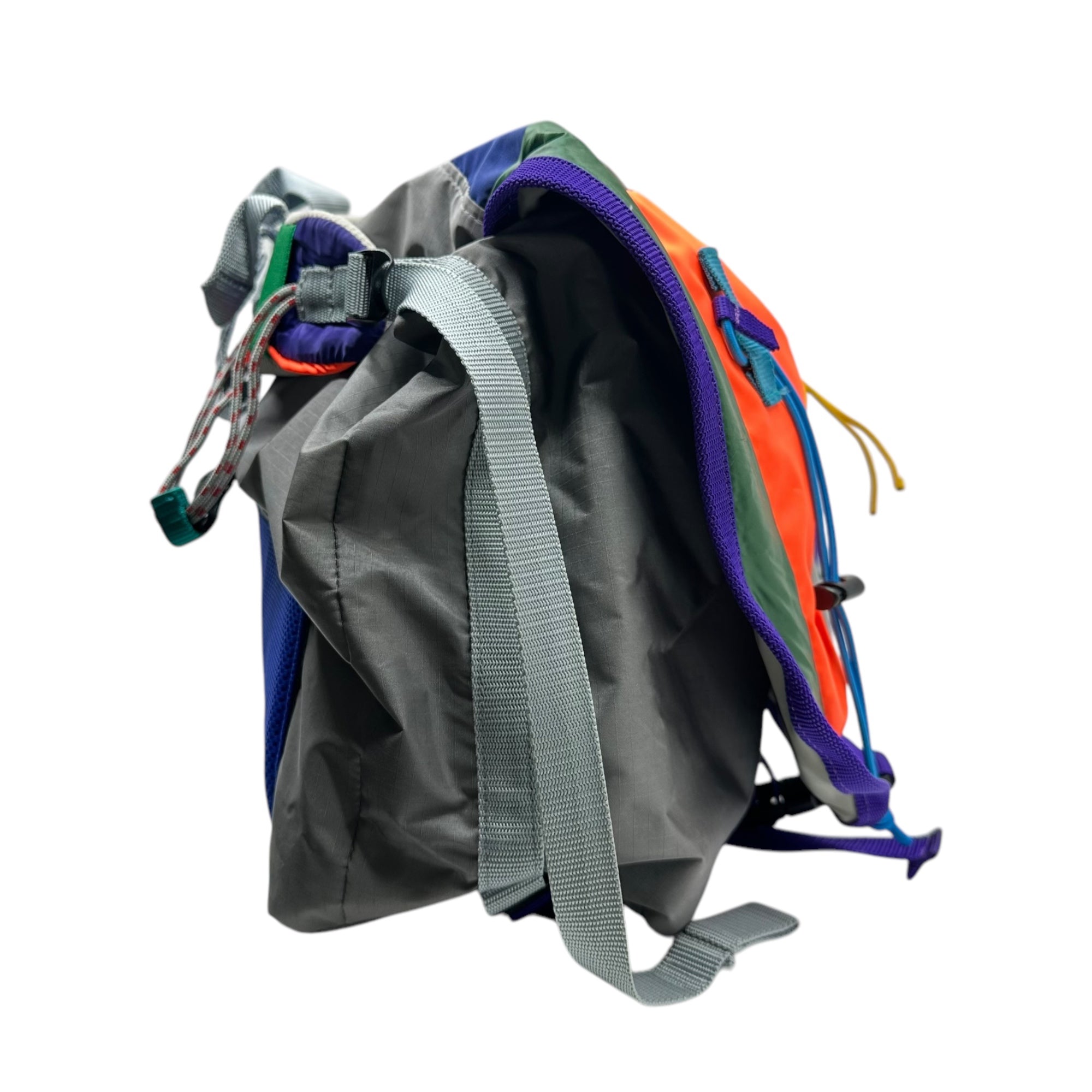 kolor(カラー) 20SS Different fabric docking drawcord messenger bag