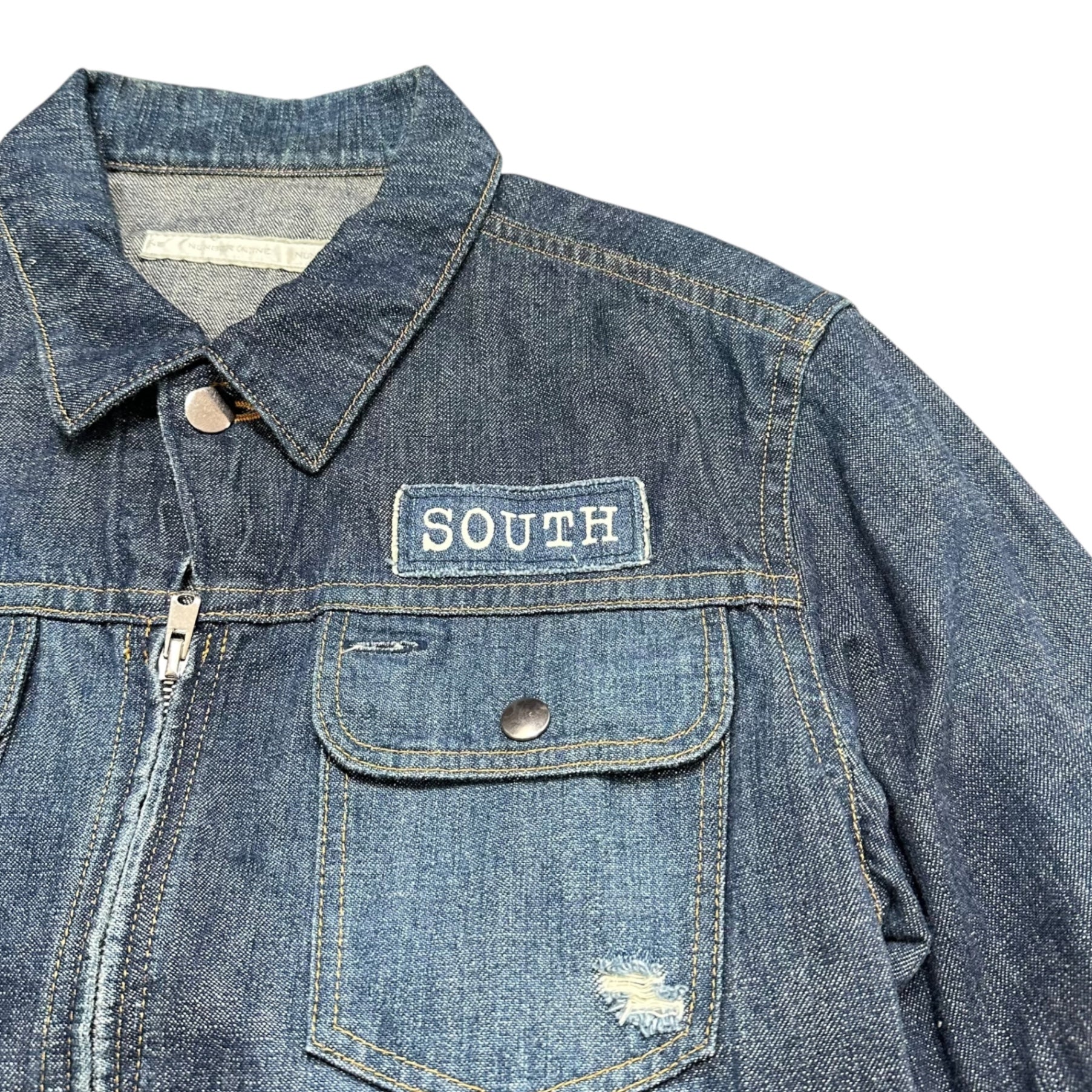 NUMBER (N)INE(ナンバーナイン) 02SS Modern Age Crash Message Denim