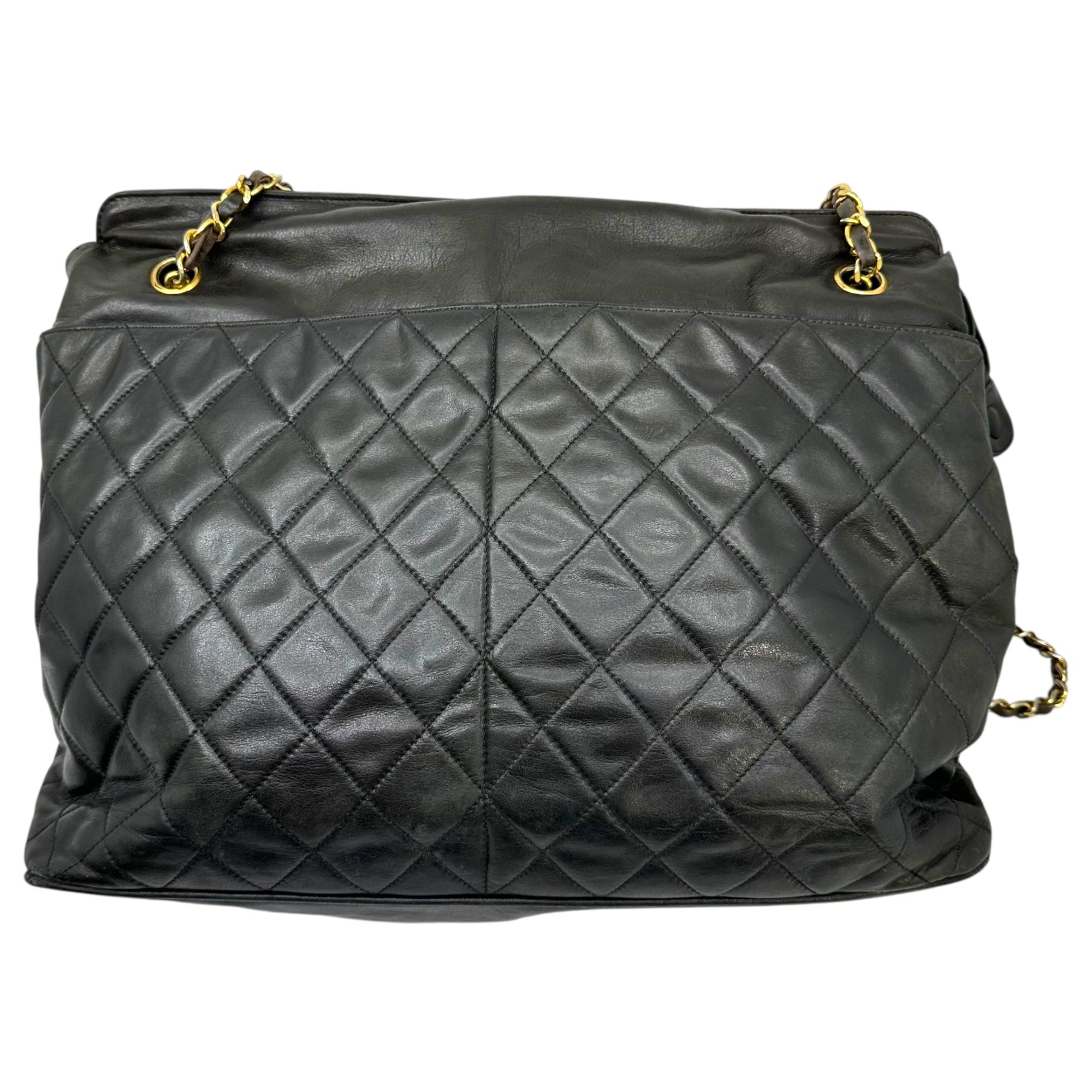 CHANEL(シャネル) 90's Coco Charm Lambskin Matelasse Double Chain