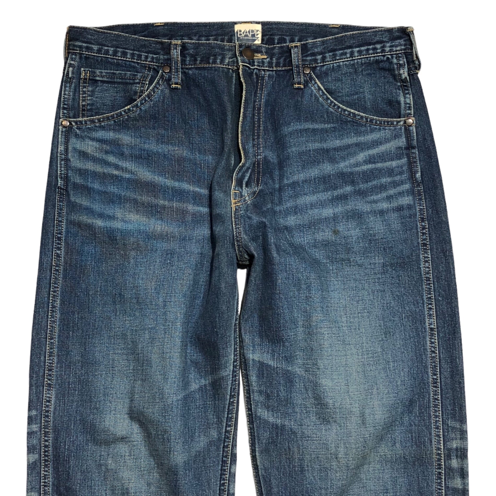 A BATHING APE(アベイシングエイプ) 00's DENIM PANTS デニムパンツ 00