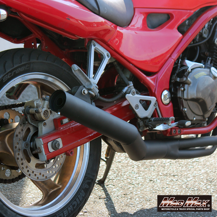 MADMAX製 バリオス1 ショート管マフラー ブラック [株式会社マッド