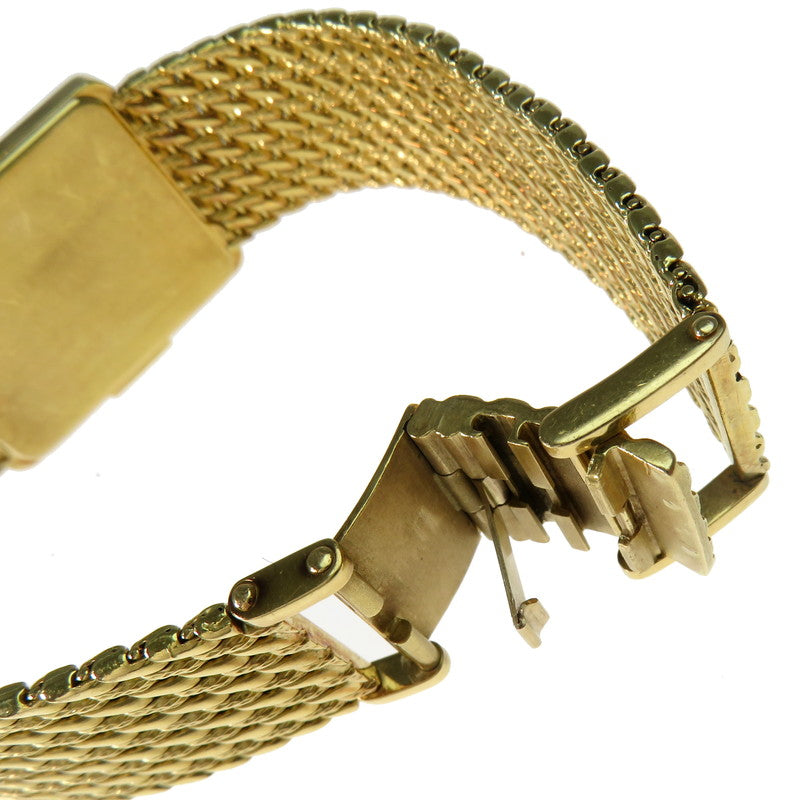 LONGINES/ロンジン】 スクエア ダイヤ巻 腕時計 K18YGイエローゴールド