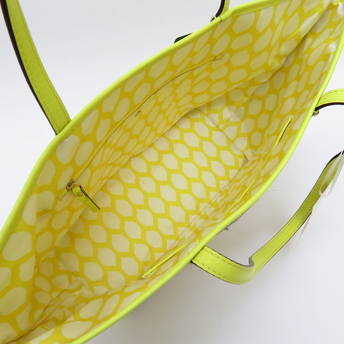 Kate Spade/ケイトスペード】 PXRU4741 カゴバッグ レモン柄刺繍