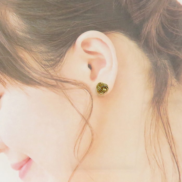TIFFANY&Co./ティファニー】 ノット ピアス K18ゴールド 18金 7.7g
