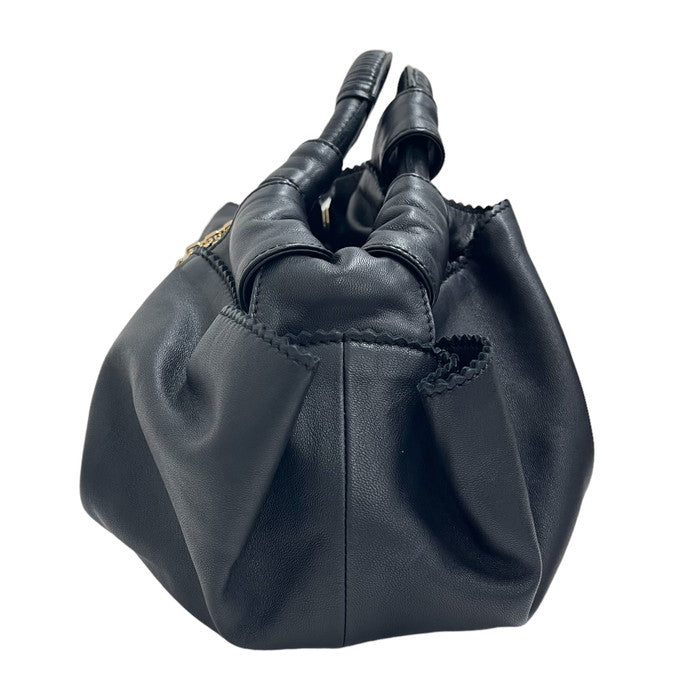 LOEWE/ロエベ】 ナッパアイレ ハンドバッグ/ラムレザー ブラック