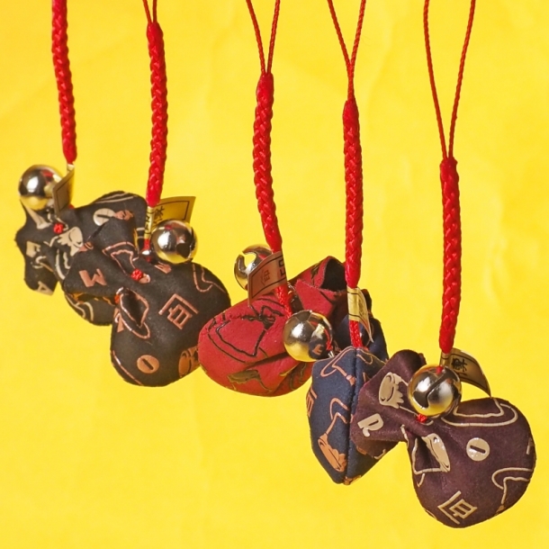 根付巾着 印傳×MARLOWE マーロウ