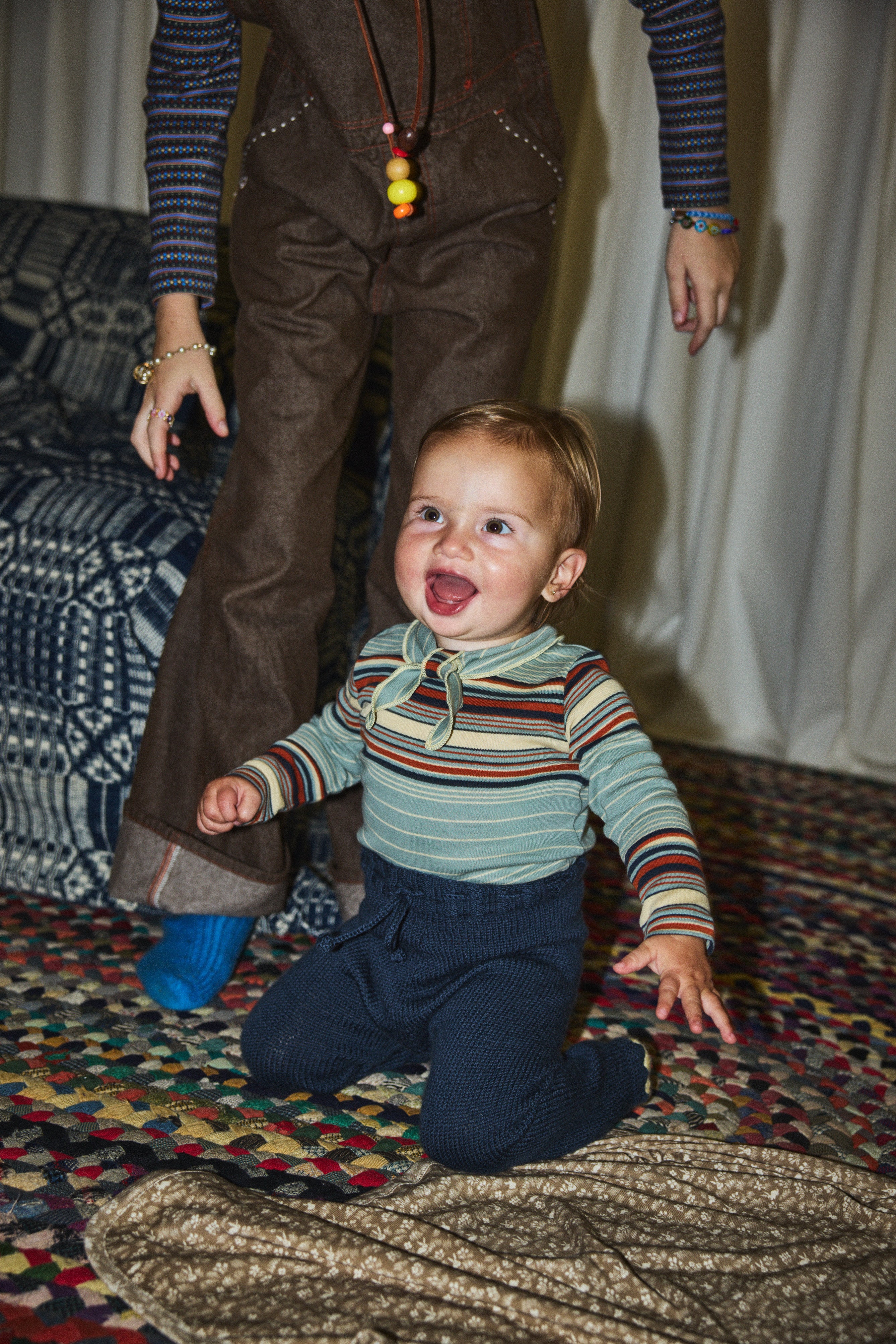 Baby Long Sleeve Scout Onesie – Misha & Puff